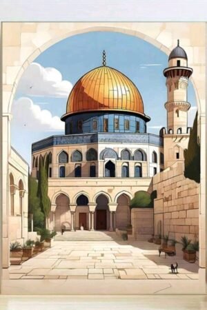 المسجد الاقصى 30*40