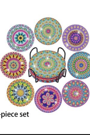 Mandala pattern coasters