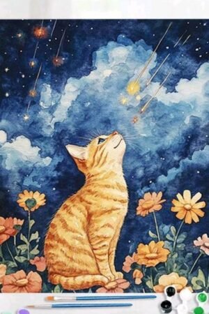 Cat Looking To The Sky