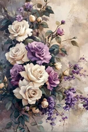 Flowers - DIY Craft Project 30*40