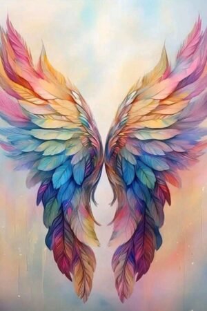 Angel Wings - DIY Craft Project 40*50