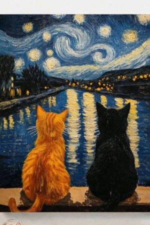 Starry Night Cats