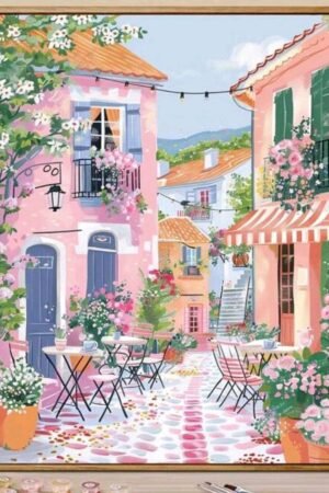 Pink House Landscape 2