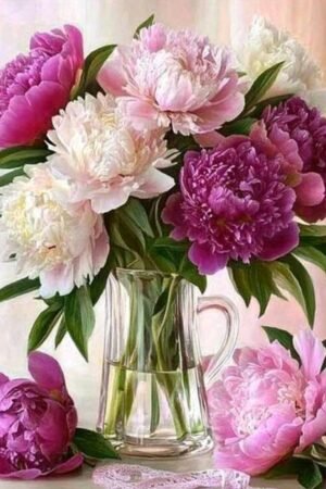 Floral design - DIY Craft Project 30*40