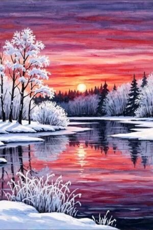 Landscape Scene - DIY Craft Project 40*40