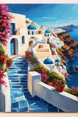 Greek Sea - DIY Craft Project 30*40