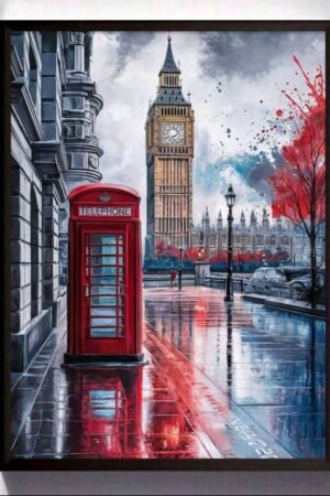 London Big Ben- DIY Craft Project 30*40
