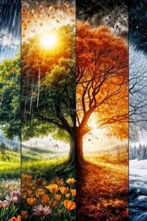 4 Seasons Tree - DIY Craft Project 40*40