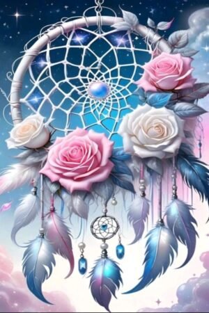Dream catcher - DIY Craft Project 30*40