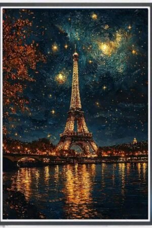 Eiffel Tower - DIY Craft Project 30*40