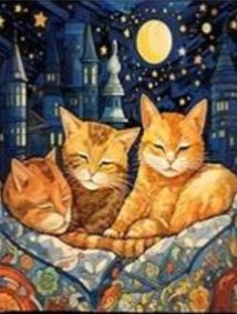 Sleeping cats