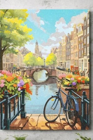 Amsterdam Canal - DIY Craft Project 30*40