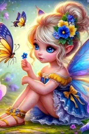 Fairy Girl- DIY Craft Project 40*40