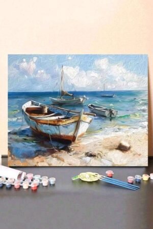 Seaside Boat Landscape