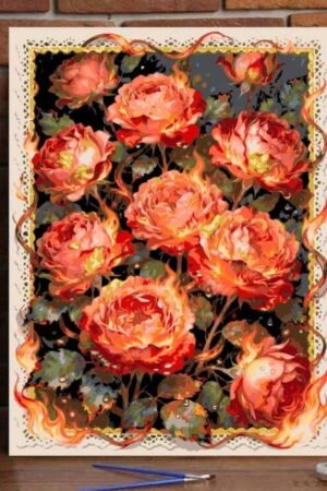 Blazing Red Roses