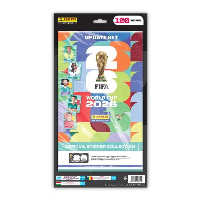 Panini FIFA WORLD CUP 2026 Official Sticker Collection – Update Set