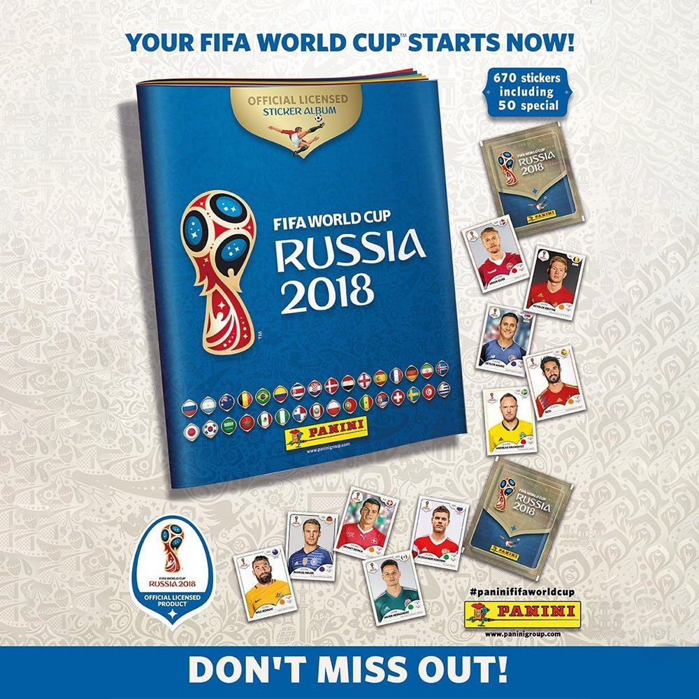 Panini - FIFA World Cup Russia 2018 Sticker Packet Sealed Box - الصورة 2