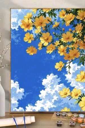 Yellow Flowers Blue Sky