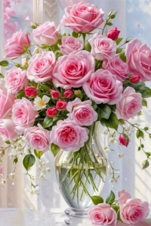 Flowers Vase - DIY Craft Project 30*40