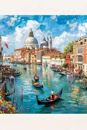 Venice Water City - DIY Craft Project 40*50