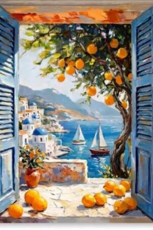 Italian Coast Window View 30*40