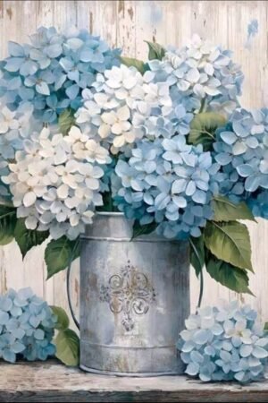 Blue Hydrangea  40*40