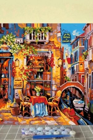 Colorful Water Town Alley