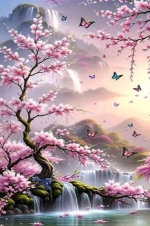 Peach Blossom Pattern 30*40