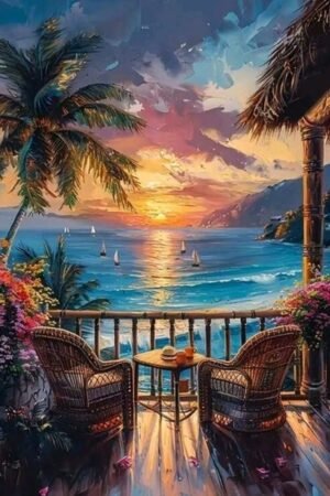 Ocean Scene Pattern 40*50